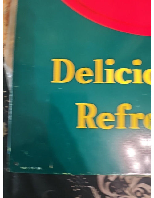 Load image into Gallery viewer, coke sign vintage 1989
