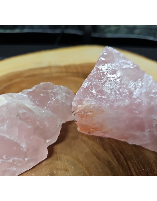 Load image into Gallery viewer, 1 Pair Rose Wuartz Raw Chunk 1lb
