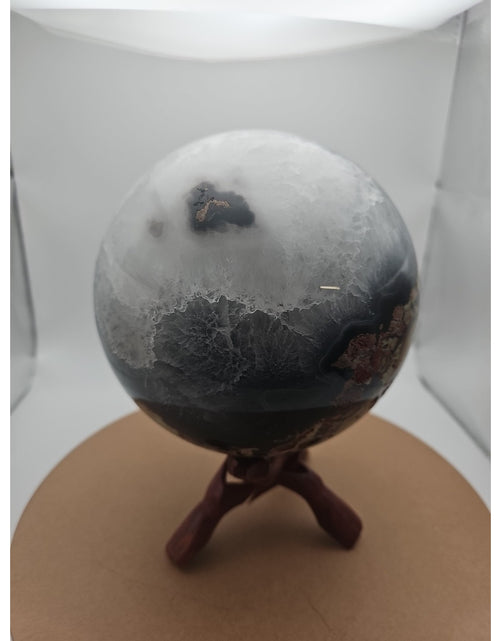 Load image into Gallery viewer, 12.1LB Natural volcano Agate Quartz sphere Crystal Ball Mineral specimen Healing
