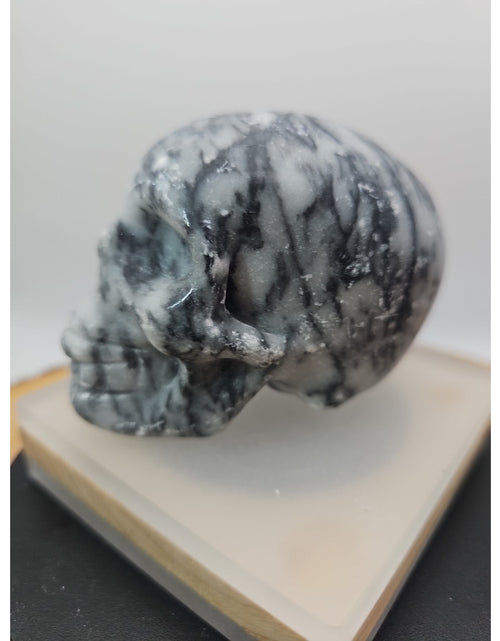 Load image into Gallery viewer, 1.20lb Natural Jasper Calcite Skulls Crystal Carving Mixed Stones Healing
