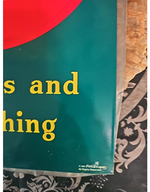 Load image into Gallery viewer, coke sign vintage 1989

