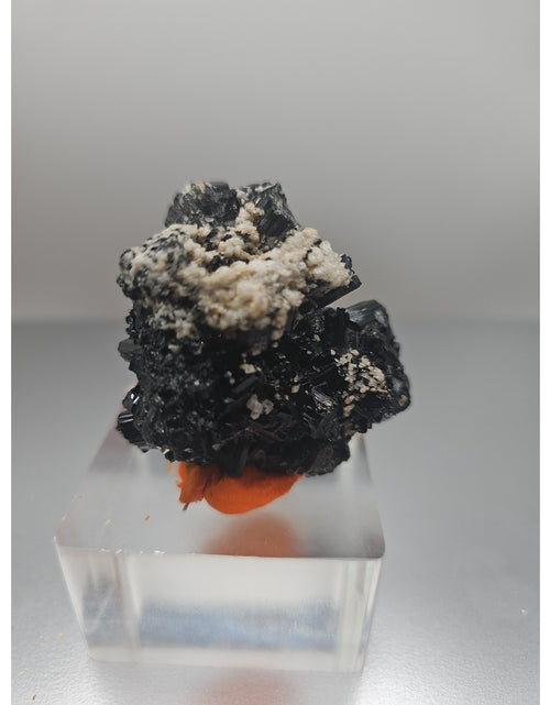 Load image into Gallery viewer, Black Tourmaline Crystal Specimen Rough Raw From Afghanistan 83grams
