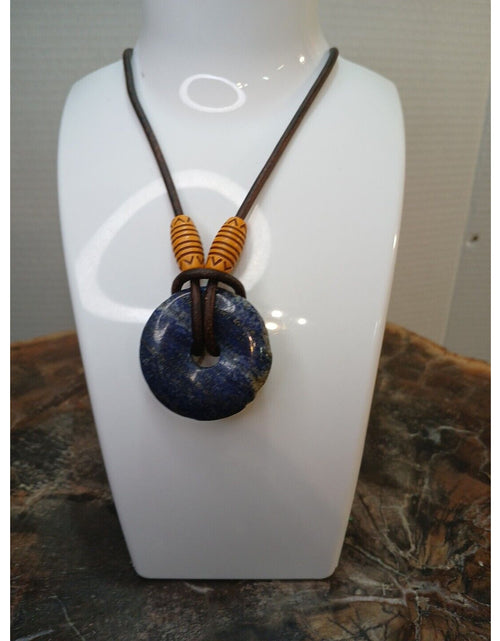 Load image into Gallery viewer, Lapis Lazuli Necklace Handemade
