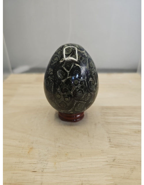 Load image into Gallery viewer, 490g Natural Peacocks Eye Crystal Polishing Stone Ball Healing Plus Stand
