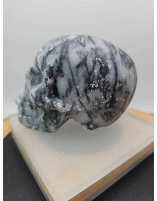 Load image into Gallery viewer, 1.20lb Natural Jasper Calcite Skulls Crystal Carving Mixed Stones Healing

