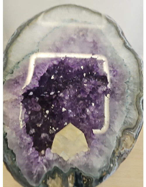 Load image into Gallery viewer, XLarge amethyst crystal cluster geode 10.5 Lbs
