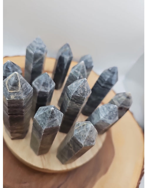 Load image into Gallery viewer, Silver Crazy Lace Towers Set Of 3pcs 3in Tall Avg
