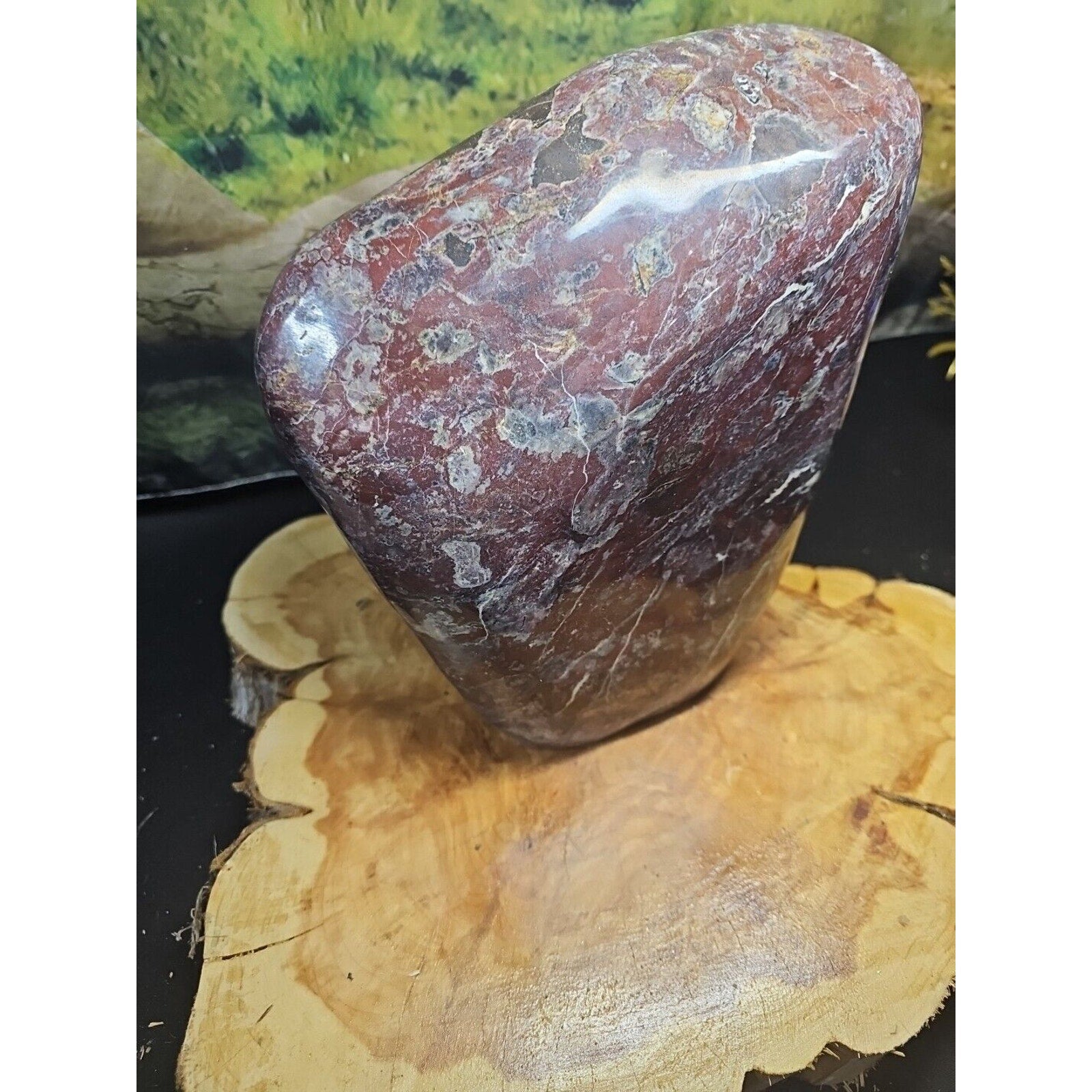 16.6LB Natural Chicken Blood Stone Quartz Crystal Mineral specimen healing