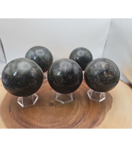 1LB 1Pcs Natural Rainbow Labradorite Crystal Sphere Ball Polished w/stand