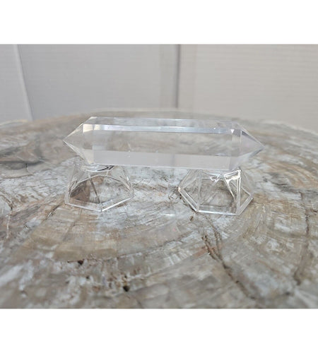 Genuine Natural Clear Quartz Rocks Crystal Wand Point Healing W/stands