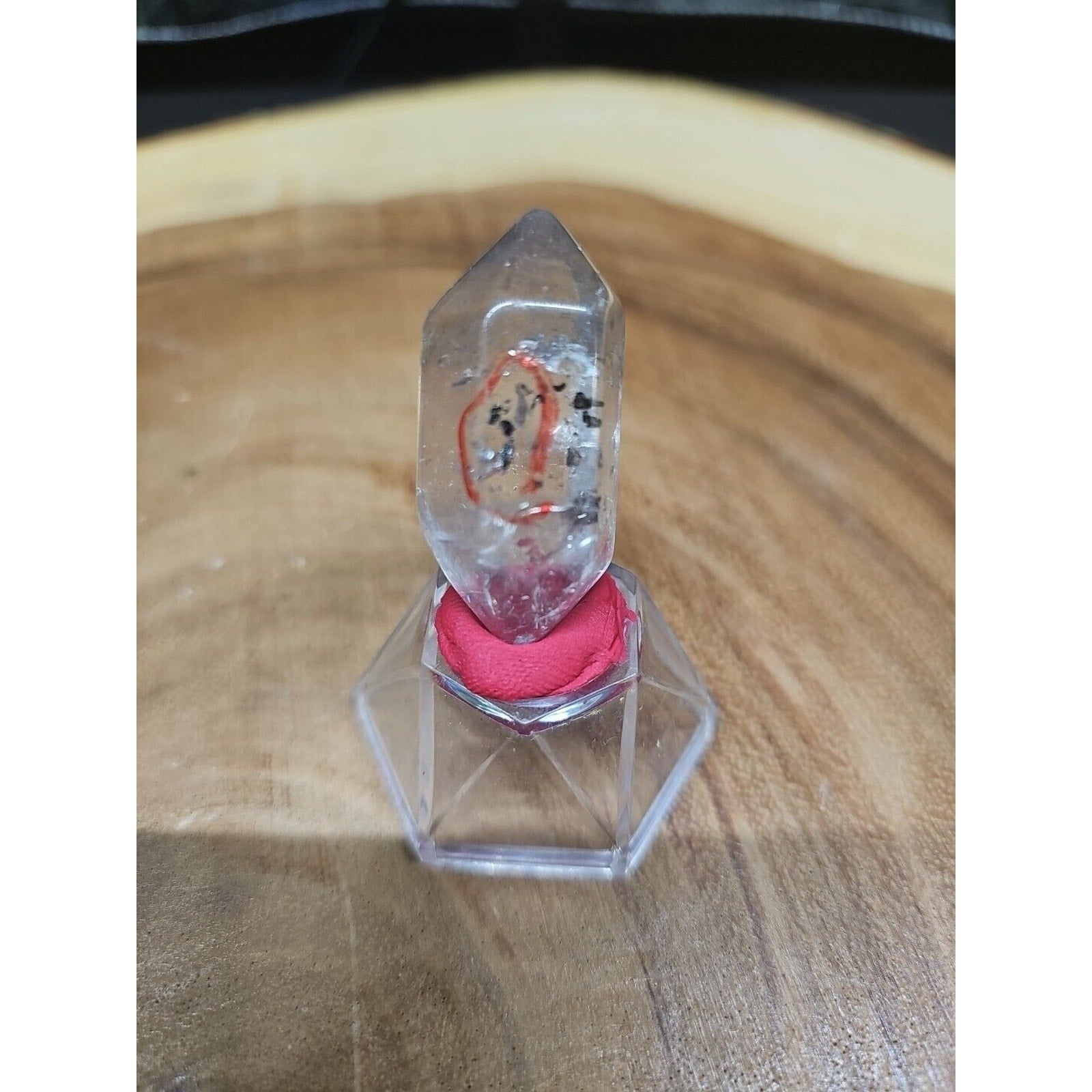 Quartz Crystal Point W/stand 19grams