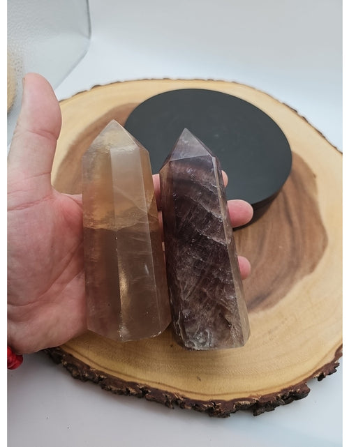 Load image into Gallery viewer, Fluorite crystals Set Of 2 1.69lbs
