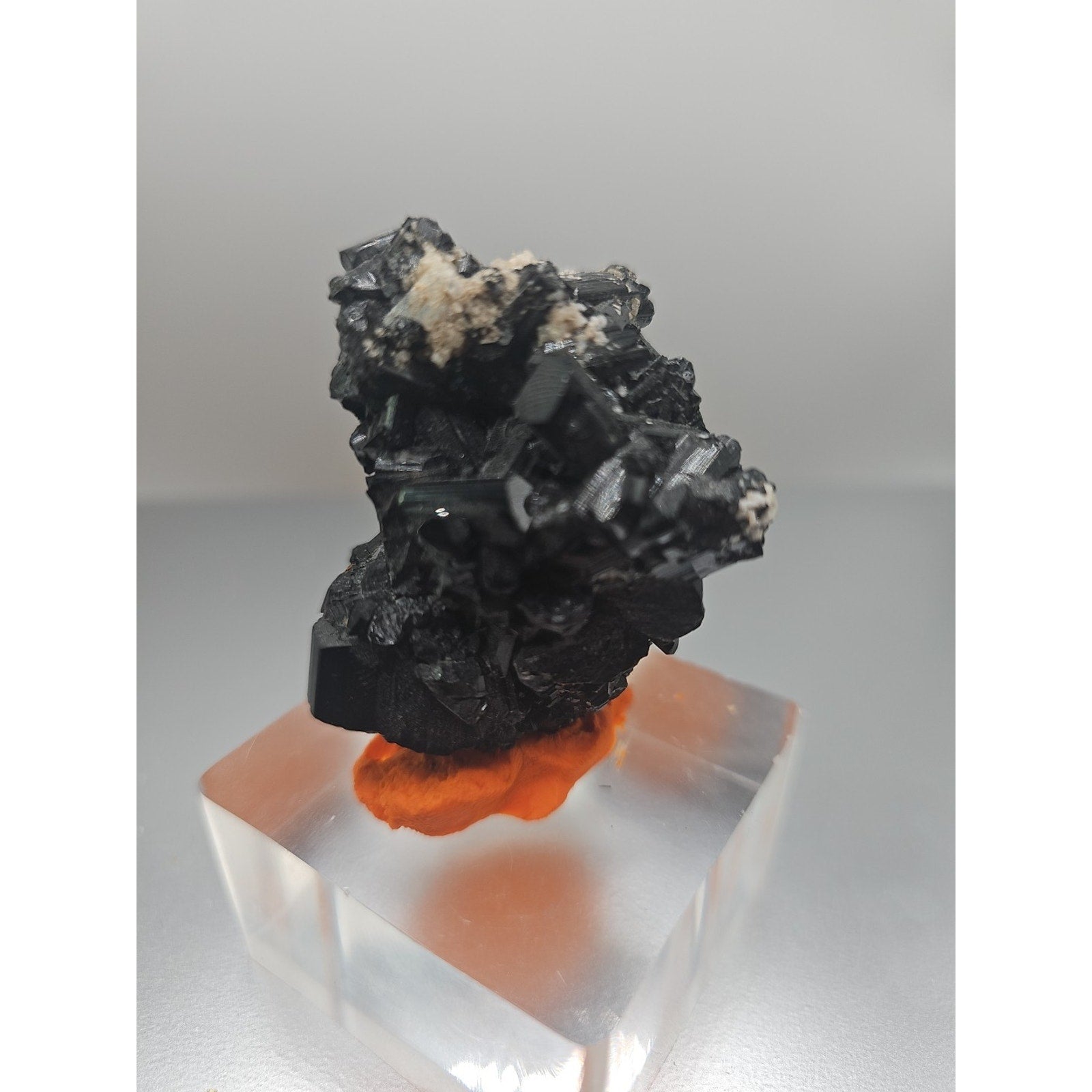 Black Tourmaline Crystal Specimen Rough Raw From Afghanistan 83grams