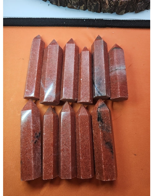Load image into Gallery viewer, 5pcs Avg .65 Natural Rhodonite Quartz Crystal Brazil
