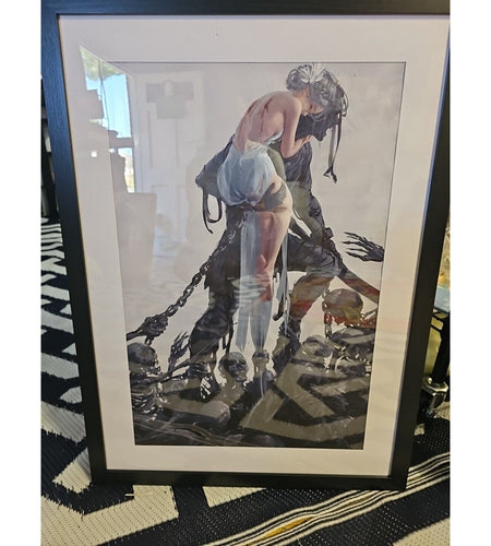 Goddess and Death canvas print wall art W/New Frame