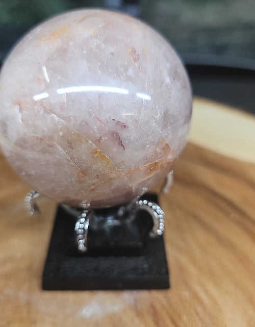 Load image into Gallery viewer, Ocean jasper quartz sphere

