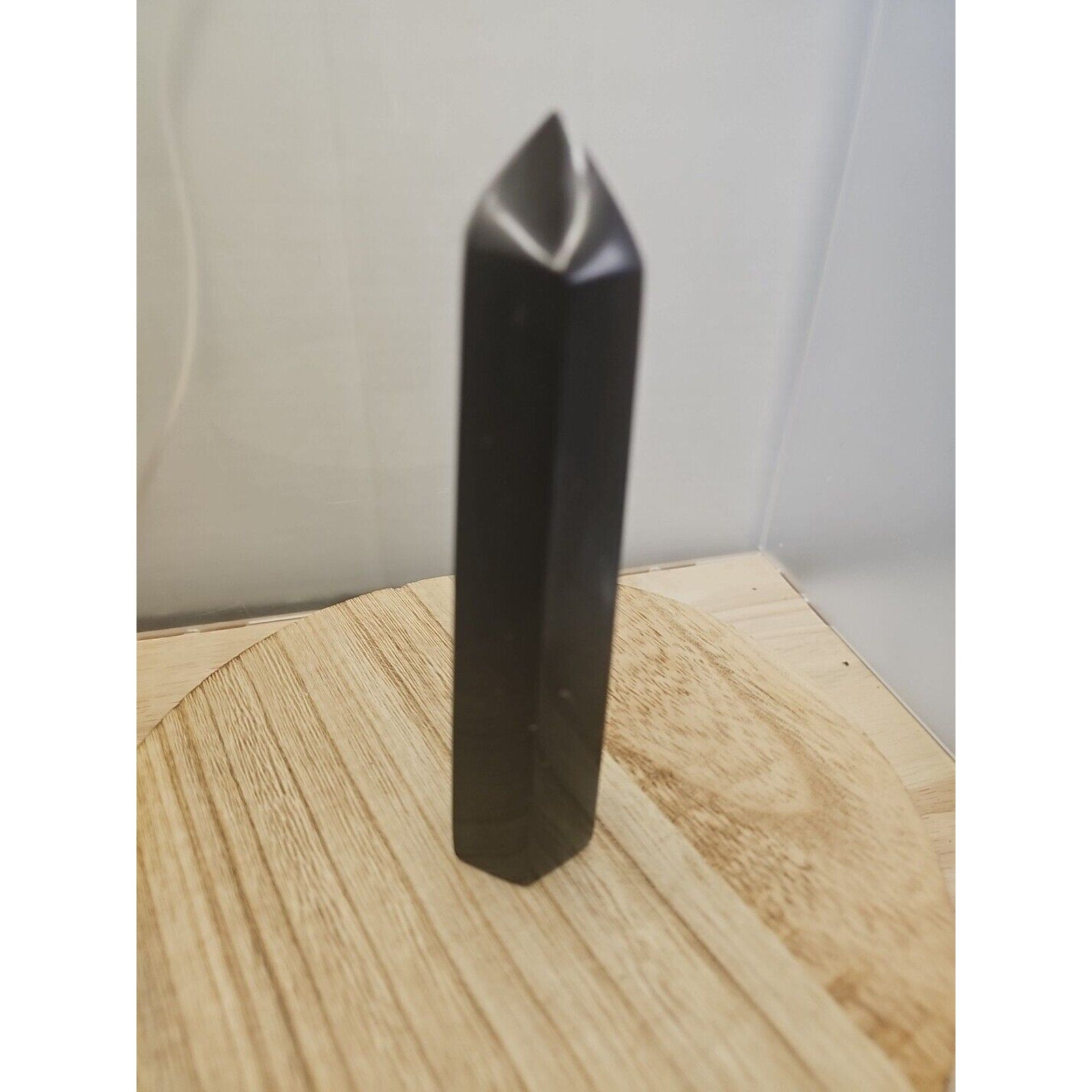 10oz-14oz 1each Natural Black Tourmaline Quartz Crystal Tower Polished Healing