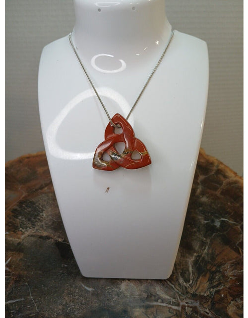 Load image into Gallery viewer, Ocean Jasper Agate Necklace W/925 Silver Chain
