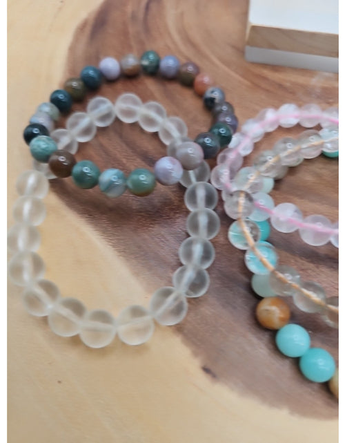 Load image into Gallery viewer, Natural Quartz Crystal Bracelets Lot 7pcs
