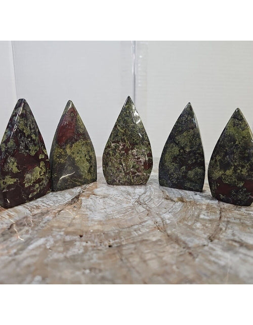 Load image into Gallery viewer, 1.37LB 5Pcs Natural Dragon Blood Gem Stone Jasper Crystal Flame Point Healing
