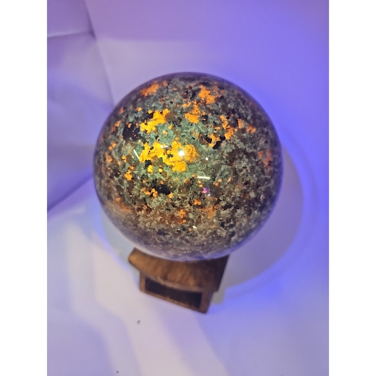 6.71LB Natural Volcano Quartz Sphere Crystal Ball Healing