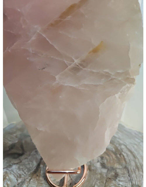 Load image into Gallery viewer, 5.72LB Natural Rose Quartz Crystal Pink Crystal Stone slices Healing
