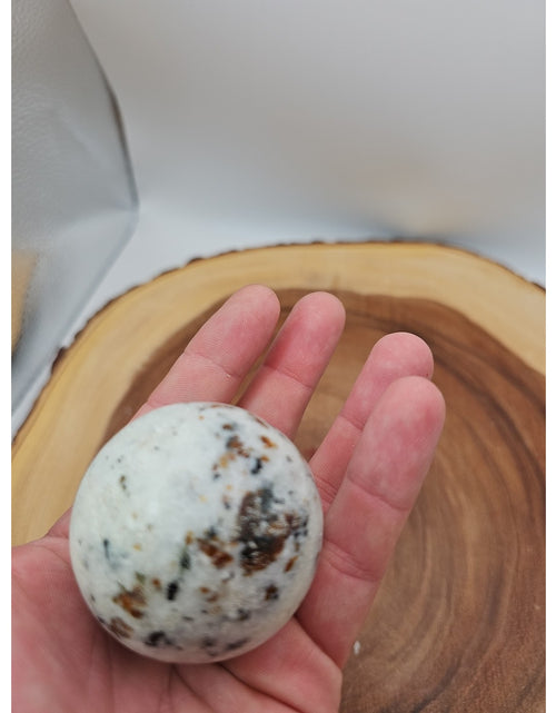 Load image into Gallery viewer, Ocean Jasper Sphere W/Stand 204g
