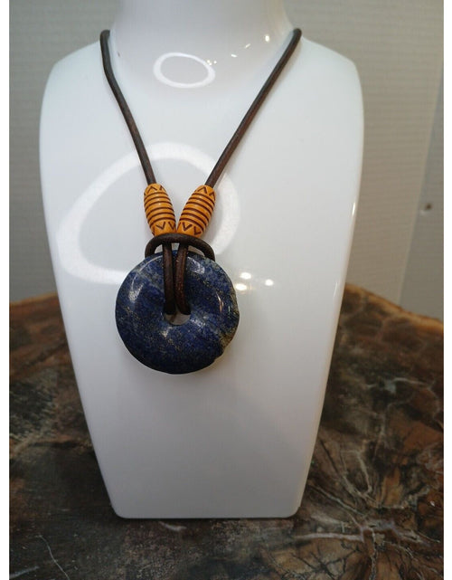 Load image into Gallery viewer, Lapis Lazuli Necklace Handemade
