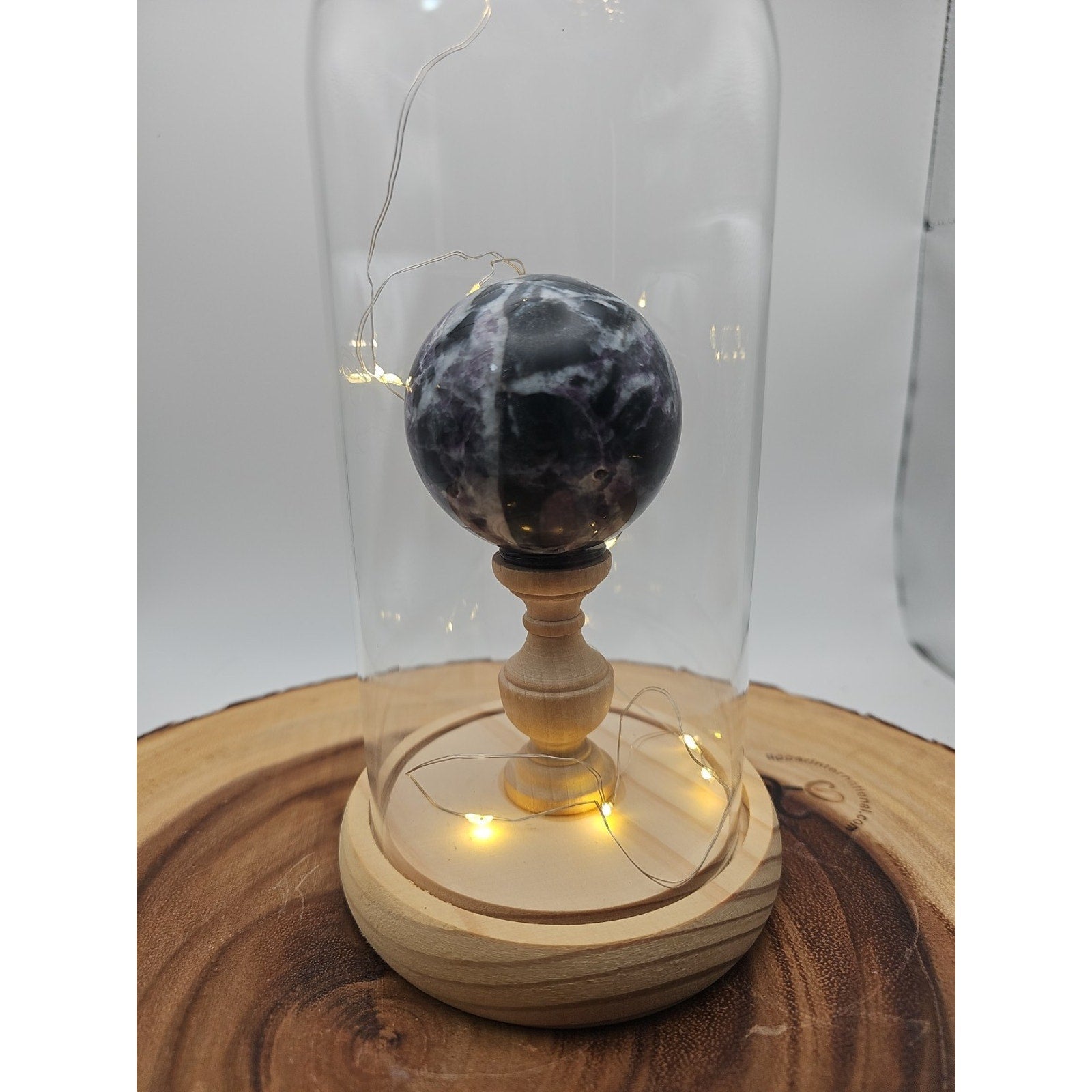 Amethyst Sphere With Case 60mm