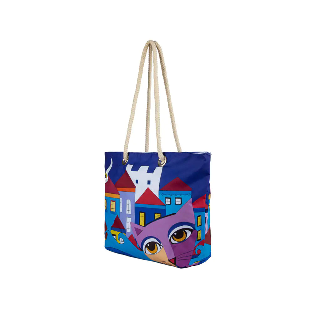 Biggdesign Owl and City Beach and Shopping Bag