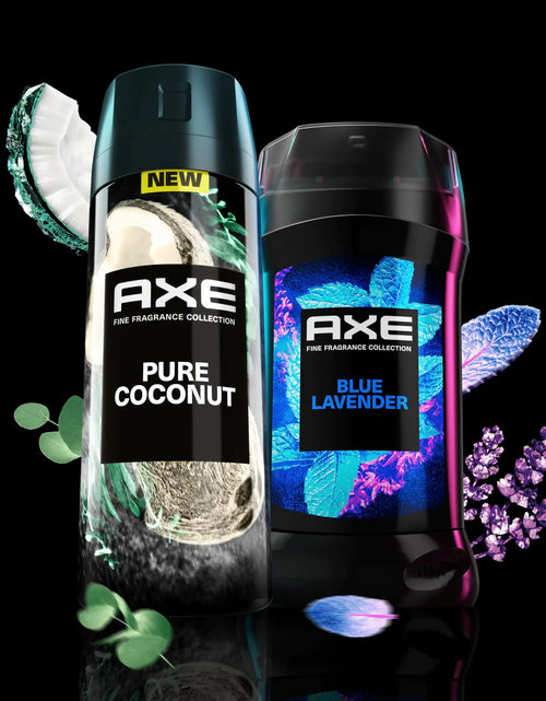 Load image into Gallery viewer, AXE Fine Fragrance Collection Premium Deodorant Body Spray for Men Pure Coconut 3 Count with 72H Odor Protection and Freshness Infused with Coconut, Eucalyptus, and Oak Essential Oils 4 oz 4 Ounce (Pack of 3)
