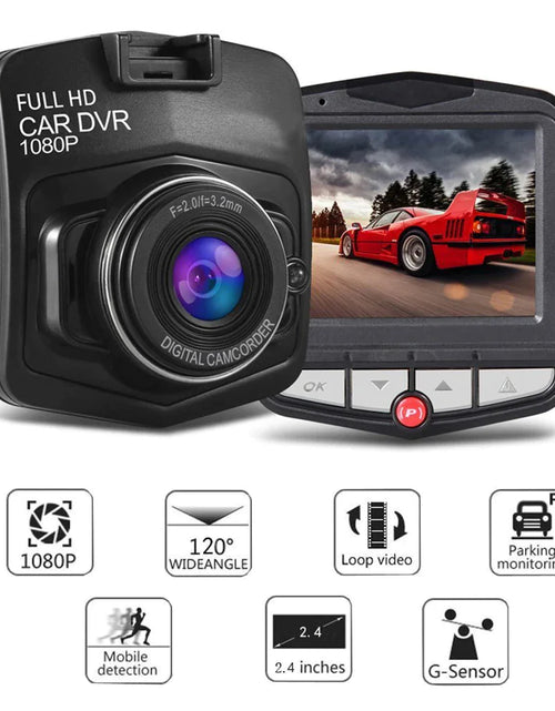 Load image into Gallery viewer, 2.4&#39;&#39; Full HD 1080P Dash Cam Car DVR Front or Rear Camera Night Vision G-sensor
