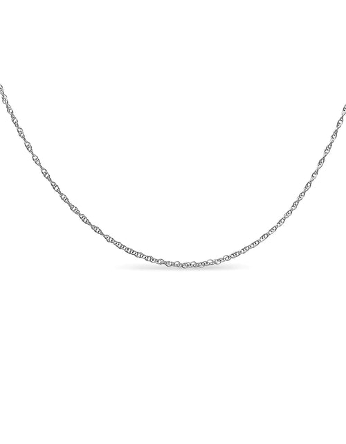 Load image into Gallery viewer, .925 Sterling Silver 1/10 Cttw Diamond Lock Pendant 18&quot; Necklace (H-I Color, I1-I2 Clarity)
