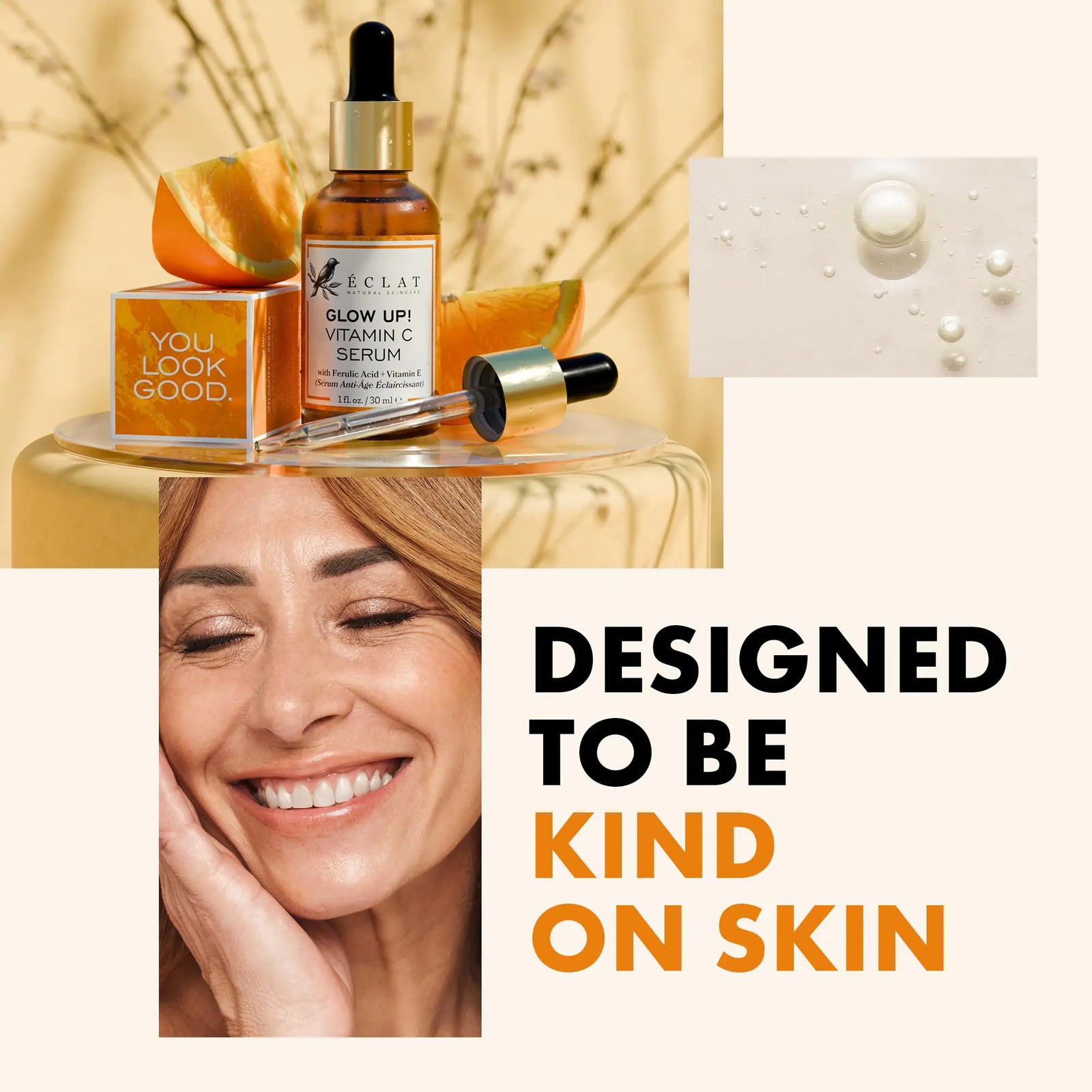 Vitamin C Face Serum - Dark Spot Remover Facial Serum, Vit C Serum with Hyaluronic Acid, Ferulic Acid, & Vit E - Anti Aging and Skin Brightening Serum, Pure Vitamin C Serum Skin Care