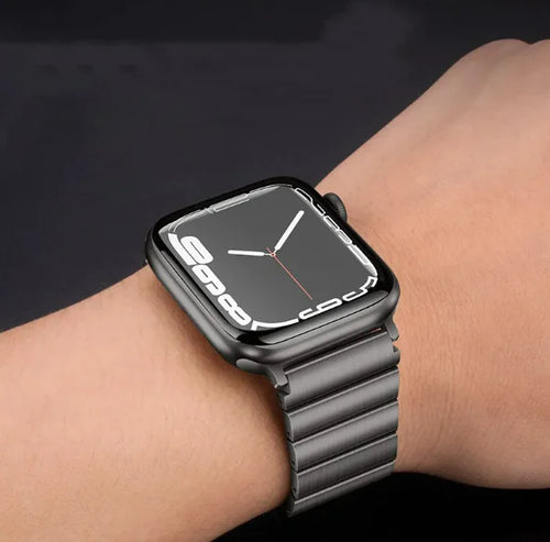 Load image into Gallery viewer, Titanium Steel Beaded Watch Strap
