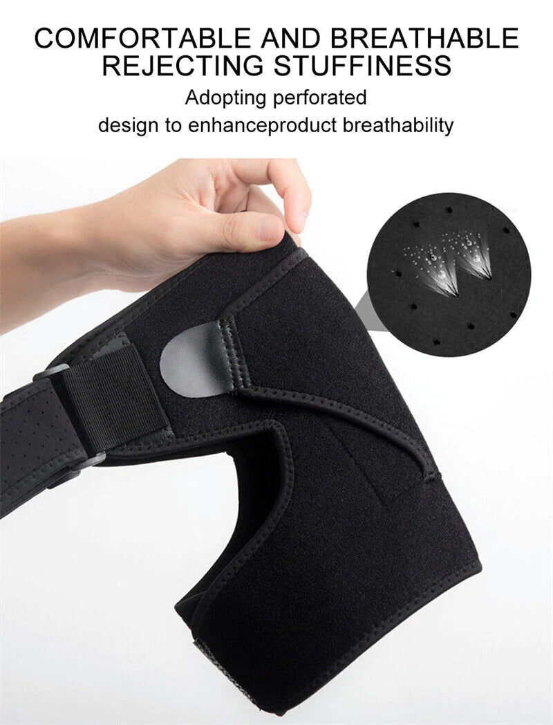 Shoulder Brace Support Compression Sleeve Torn Rotator Cuff AC Joint Pain Relief