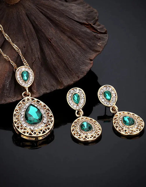 Load image into Gallery viewer, Blue Lans Jewelry Set
