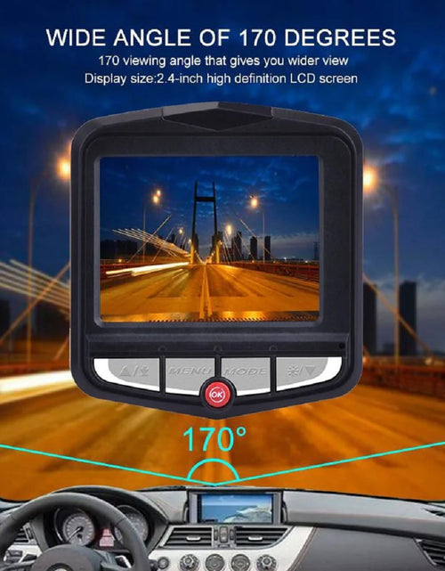 Load image into Gallery viewer, 2.4&#39;&#39; Full HD 1080P Dash Cam Car DVR Front or Rear Camera Night Vision G-sensor
