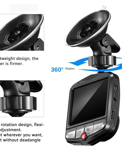 Load image into Gallery viewer, 2.4&#39;&#39; Full HD 1080P Dash Cam Car DVR Front or Rear Camera Night Vision G-sensor
