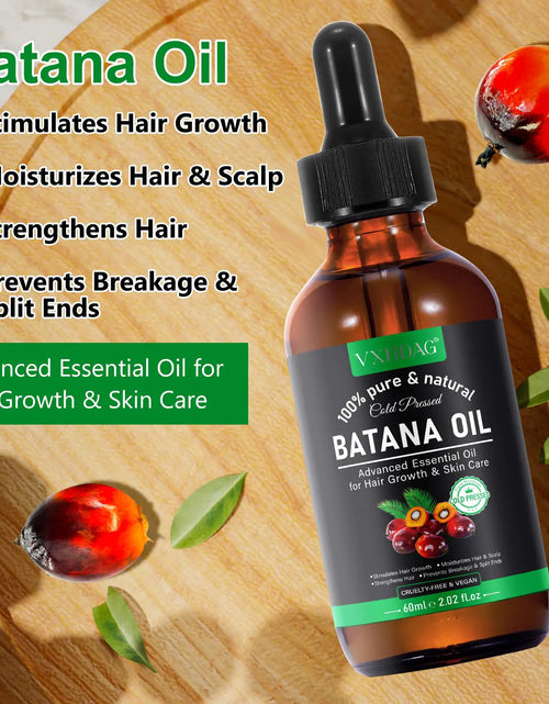 Load image into Gallery viewer, Batana Oil - 100% Pure &amp; Natural from Honduras for Hair Growth, Eliminates Split Ends, Enhances Radiance &amp; Nourishment for All Hair Types, 2.02 fl oz 2.02 Fl Oz (Pack of 1)
