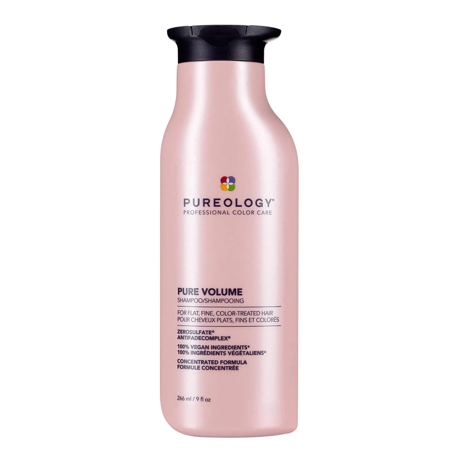 Pureology Pure Volume Shampoo | For Flat, Fine, Color-Treated Hair | Adds Lightweight Volume and Body | Clarifies Buildup | Sulfate-Free | Vegan 9 Fl Oz (Pack of 1)