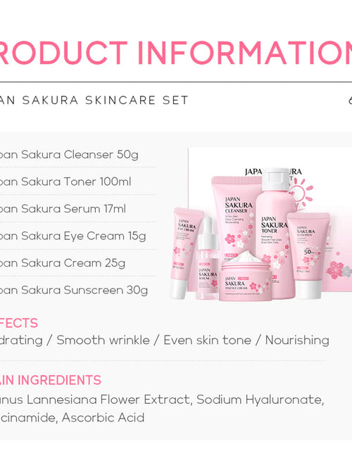 Load image into Gallery viewer, Japan Sakura Skincare Gift Set
