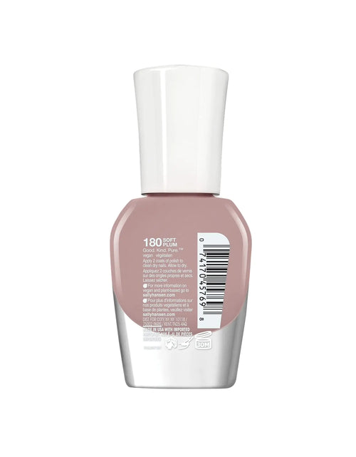 Load image into Gallery viewer, Sally Hansen Good Kind Pure Vegan Nail Polish, Soft Plum, 0.33 Fl Oz, Packaing May Vary 0.33 Fl Oz (Pack of 1)
