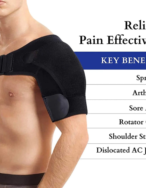 Load image into Gallery viewer, Shoulder Brace Support Compression Sleeve Torn Rotator Cuff AC Joint Pain Relief
