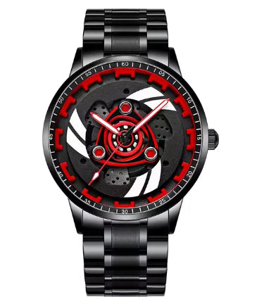 Load image into Gallery viewer, 3D Spinning Motorcycle Engine Watch
