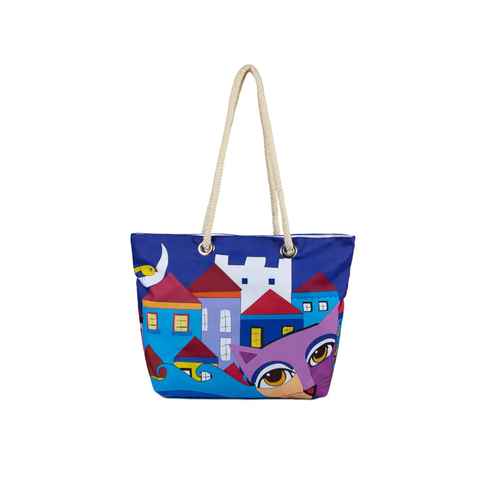 Biggdesign Owl and City Beach and Shopping Bag