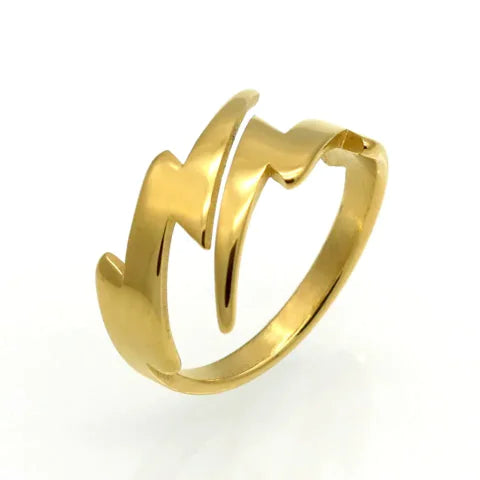 Load image into Gallery viewer, Tiny Lightning Ring: Modern Vintage Jewelry for Women
