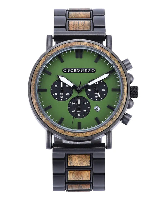 Load image into Gallery viewer, BOBO BIRD Wooden Men&#39;s Watch
