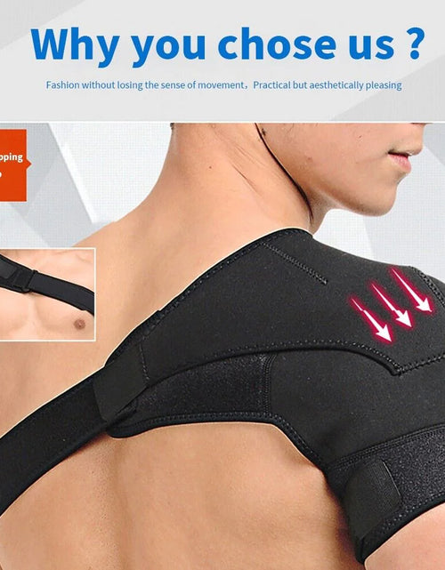 Load image into Gallery viewer, Shoulder Brace Support Compression Sleeve Torn Rotator Cuff AC Joint Pain Relief
