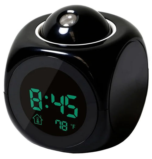 Load image into Gallery viewer, LED Projection Alarm Clock Digital LCD Display Voice Talking Weather Snooze USB
